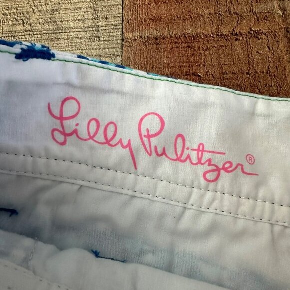 Lilly Pulitzer Women's Coral Reef Print Shorts - 2 - Picture 6 of 9